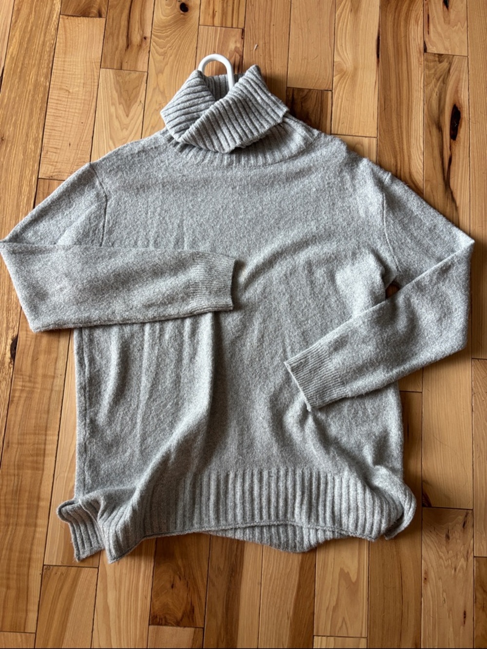 Softest grey turtleneck sweater